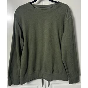 Boston Traders Long Sleeve Crewneck Sweatshirt Green Size L